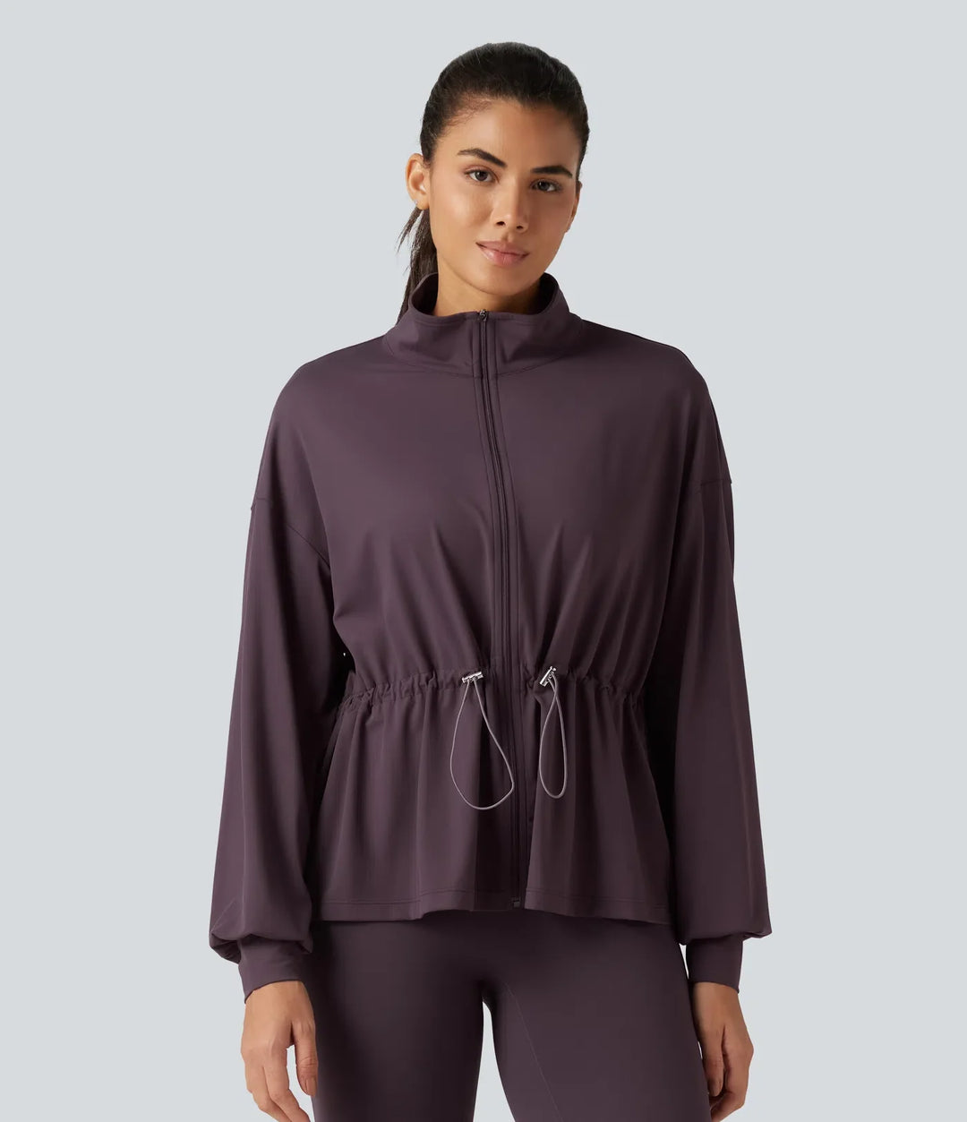 SoftlyZero High Neck Long Sleeve Yoga Jacket