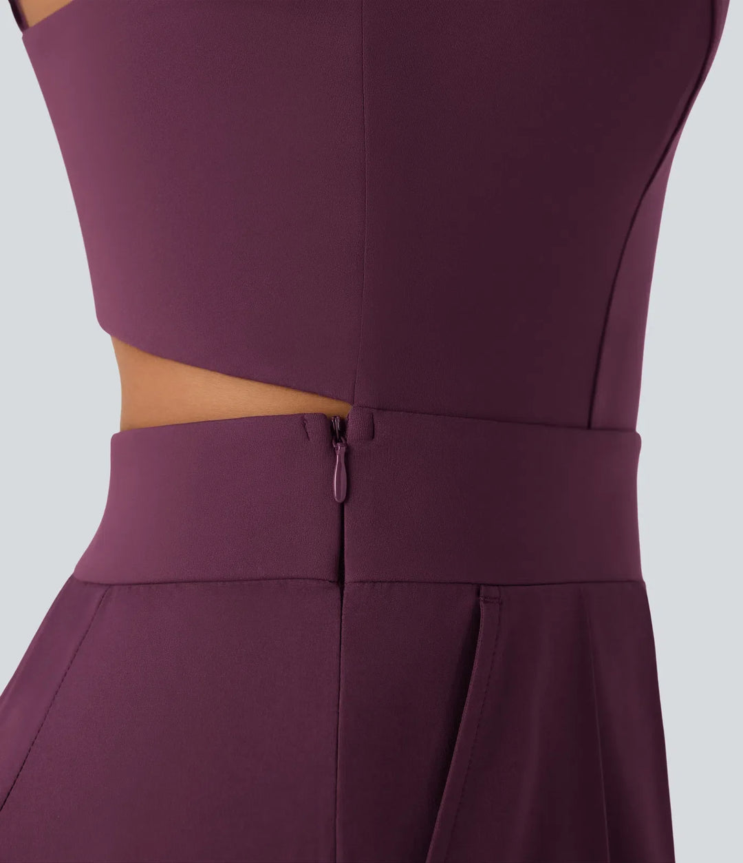 Breezeful Wide Leg Quick Dry Casual Slip Jumpsuit with Pockets-Easy Peezy Edition