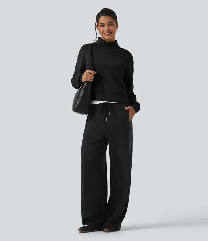 SpacerTek High Neck Long Sleeve Work Sweatshirt