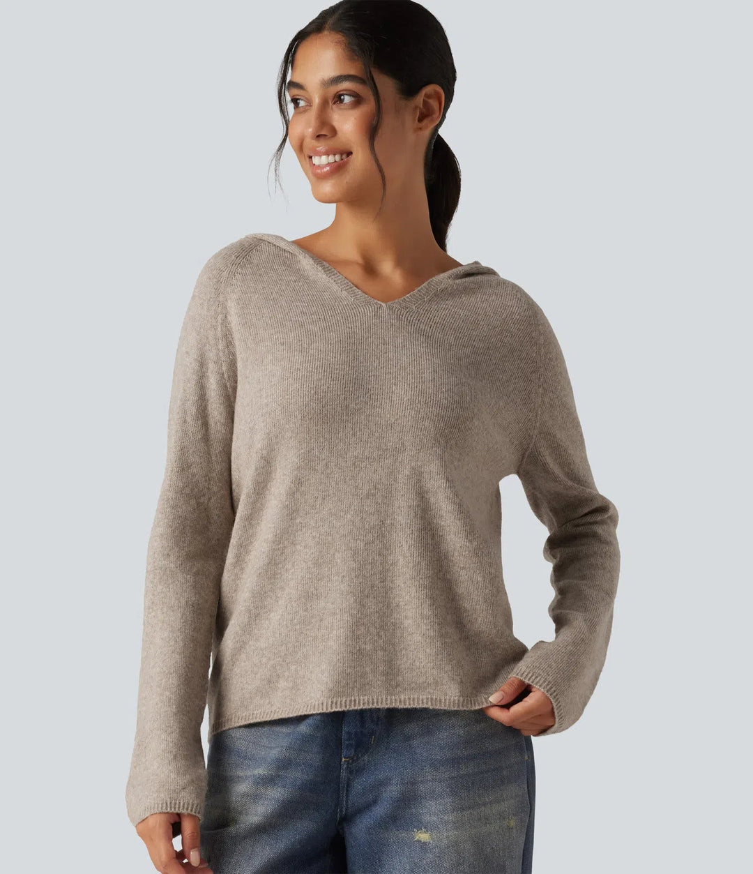 Hooded Long Sleeve Casual Jumper