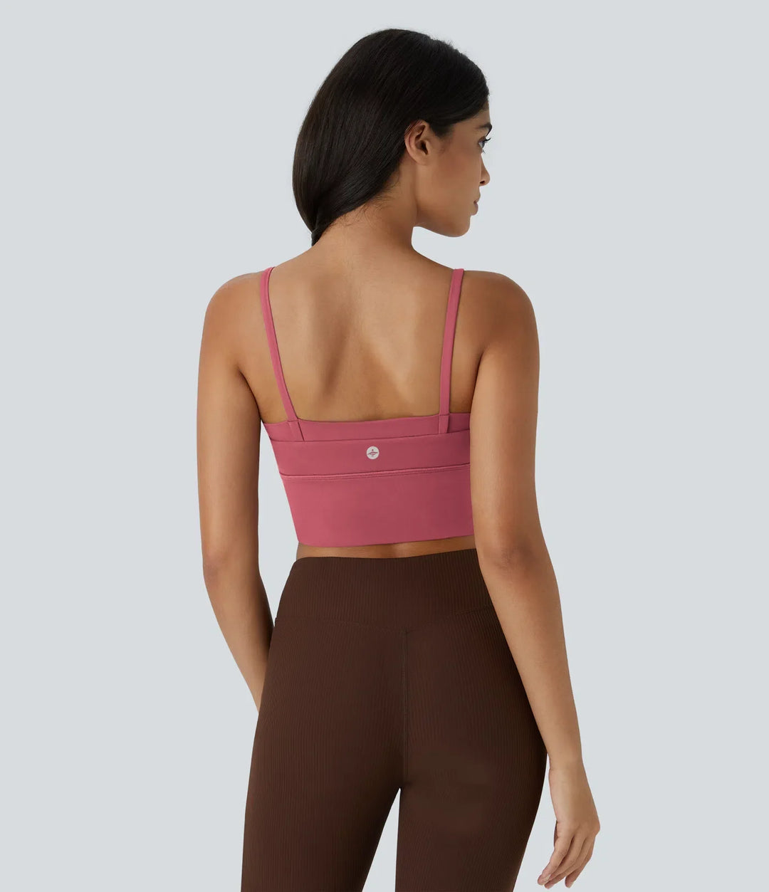 SoftlyZero Low Support V Neck Yoga Sports Bra-A-D Cups
