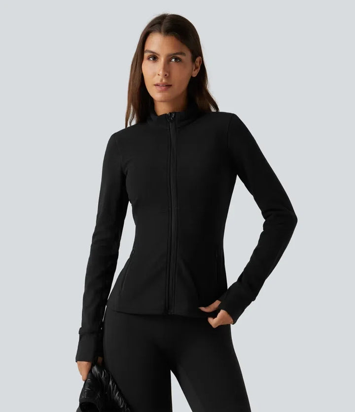 2-Piece Workout Padded Vest &amp; Jacket with Pockets