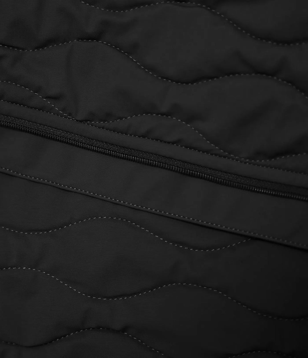PuffFlex High-neck Thumb Holes Stretchy Workout Padded Jacket with Pockets-Packable Neck Pillow