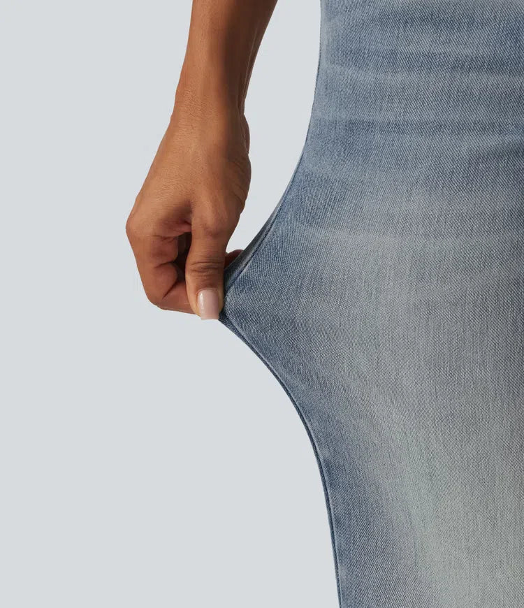 Halara Flex Low Rise Flare Casual Jeans with Pockets