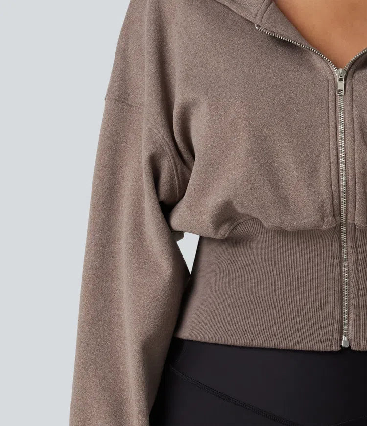 Hooded Raglan Long Sleeve Thumb Hole Casual Sweatshirt