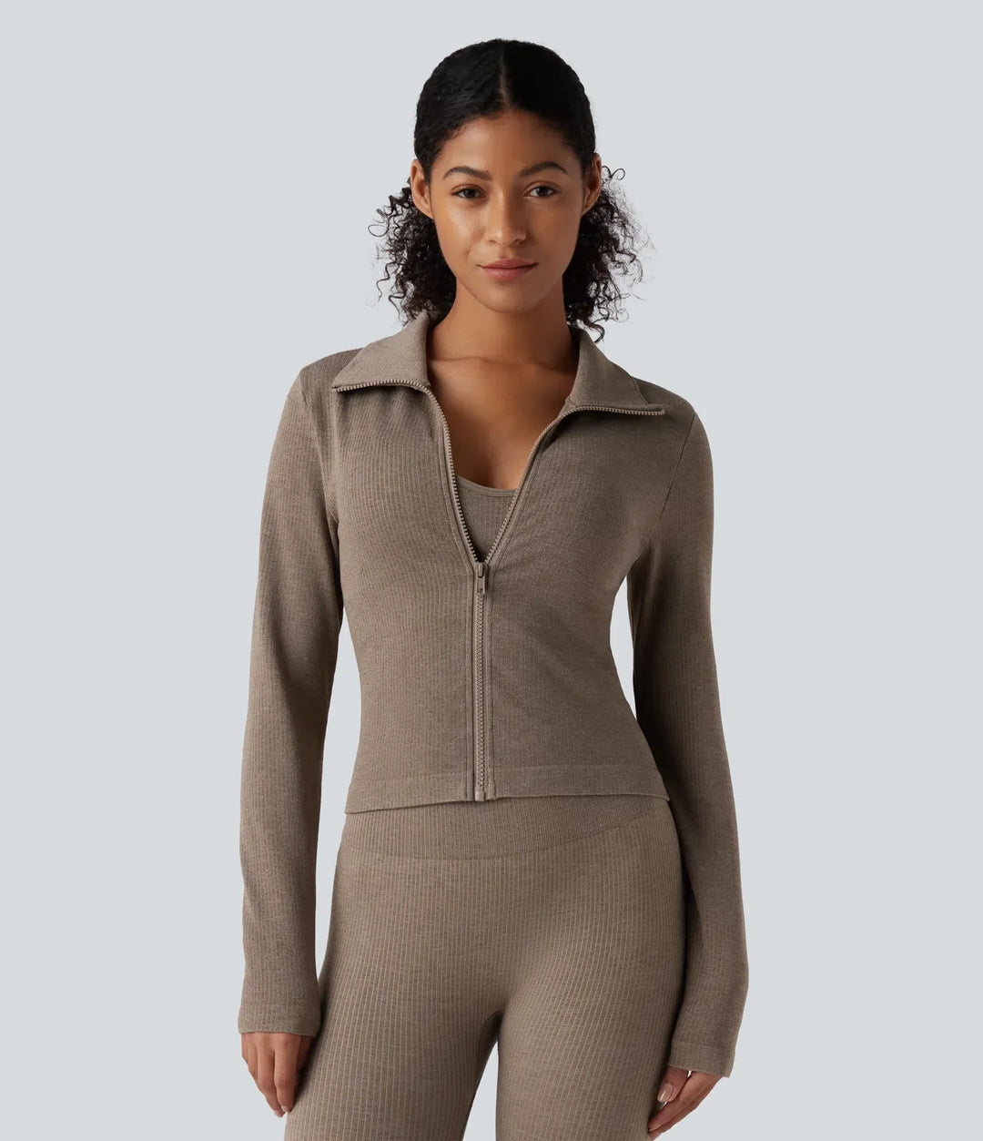OneForm Seamless Flow Zipper Long Sleeve Yoga Warming Jacket
