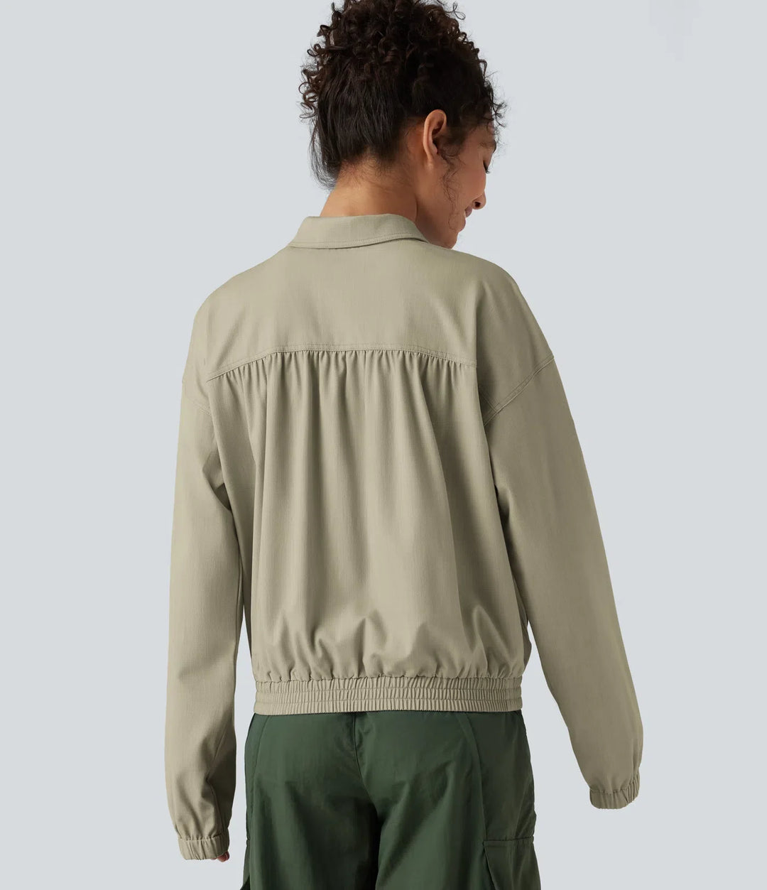 Long Sleeve Casual Jacket with Pockets
