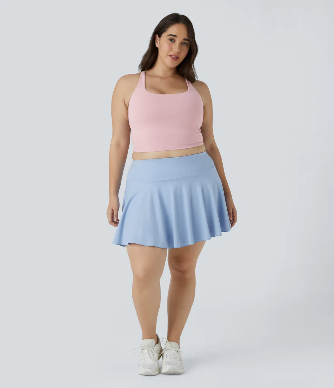 Crisscross Backless Cropped Yoga Plus Size Tank Vest Top