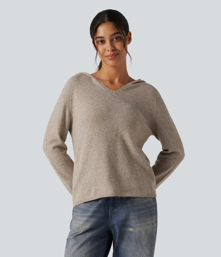 Hooded Long Sleeve Casual Jumper