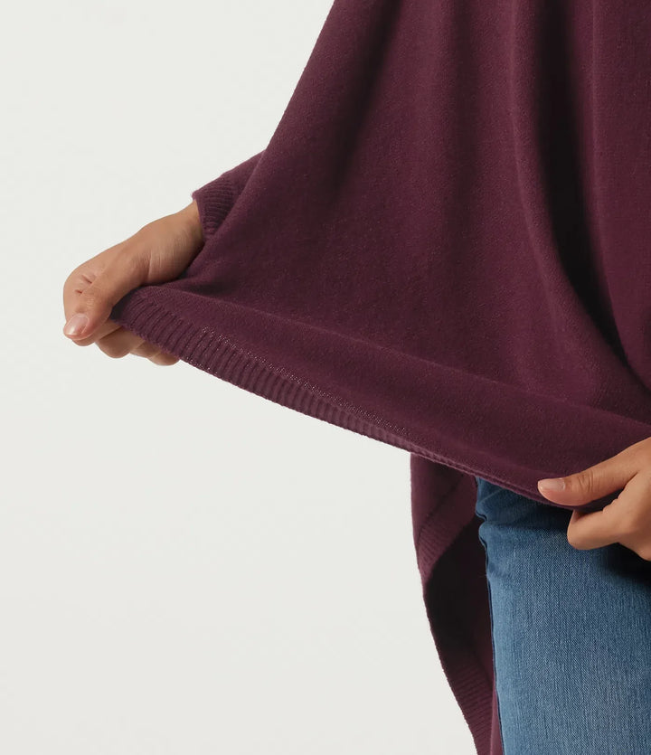 Round Neck Batwing Sleeve Casual Jumper