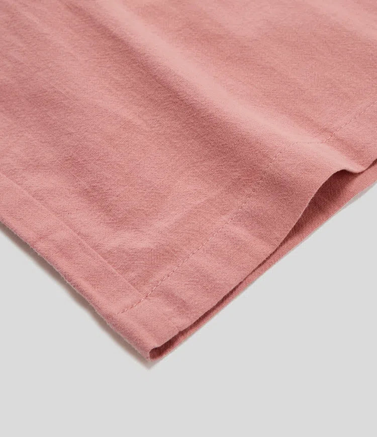 High Waisted Pocket Wide Leg Flowy Solid Palazzo Casual Linen-Feel Trousers