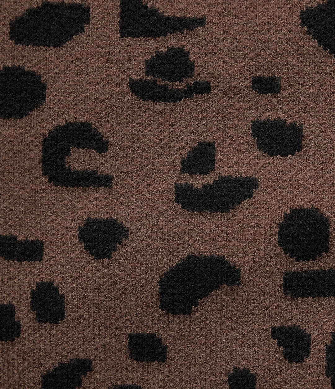 Round Neck Leopard Print Long Sleeve Casual Jumper