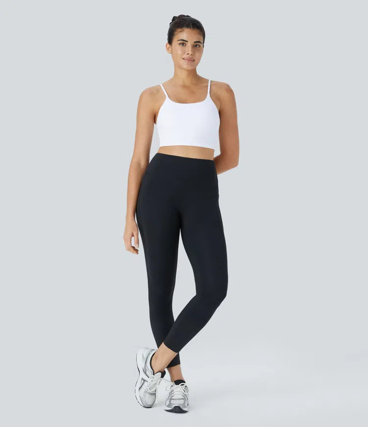 Basic Padded Workout Cropped Tank Vest Top A-D Cups