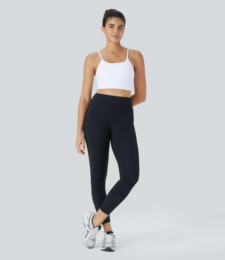 Basic Padded Workout Cropped Tank Vest Top A-D Cups