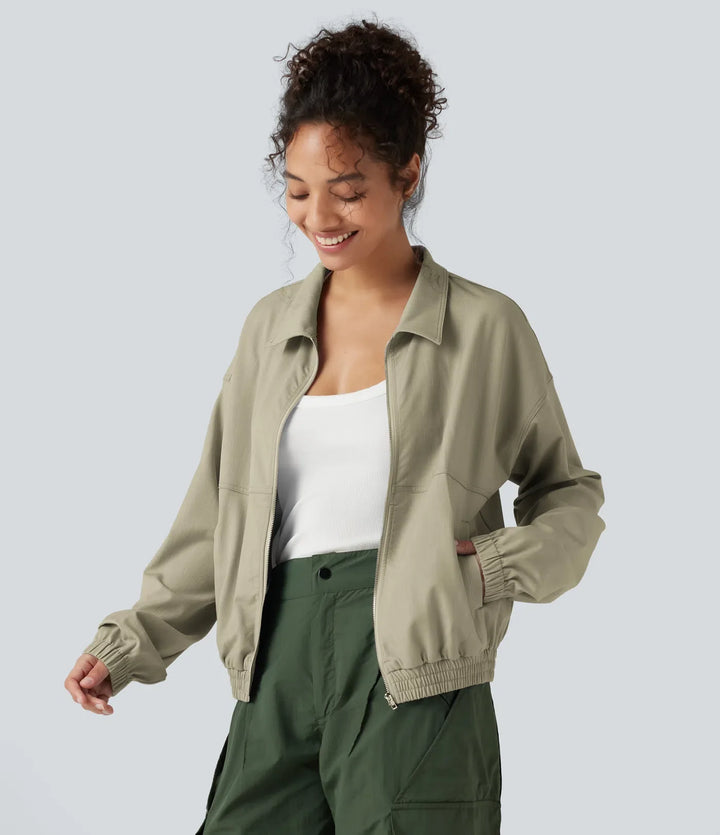 Long Sleeve Casual Jacket with Pockets