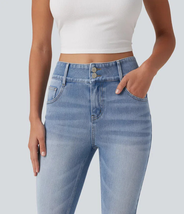 Halara Flex Mid Rise Skinny Casual Jeans with Pockets