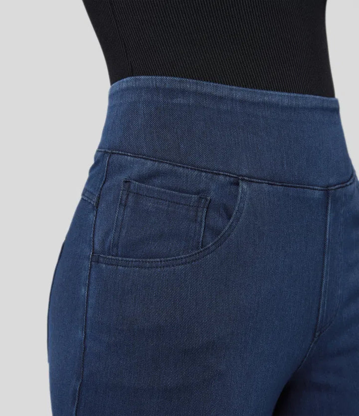 Halara Flex High Waisted Pockets Wide Leg Loose Work Jeans