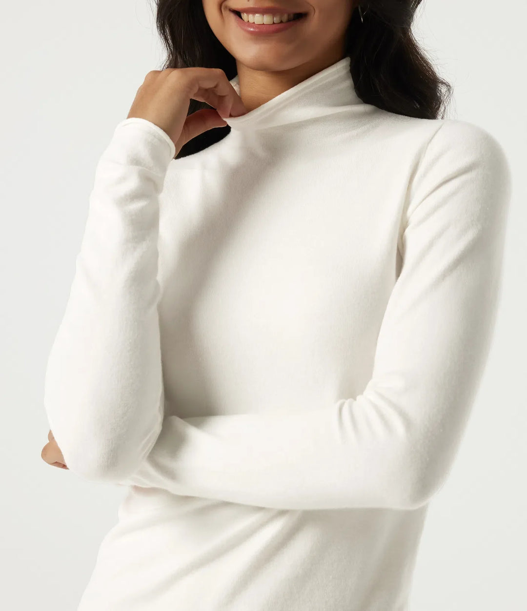High Neck Long Sleeve Work Jumper