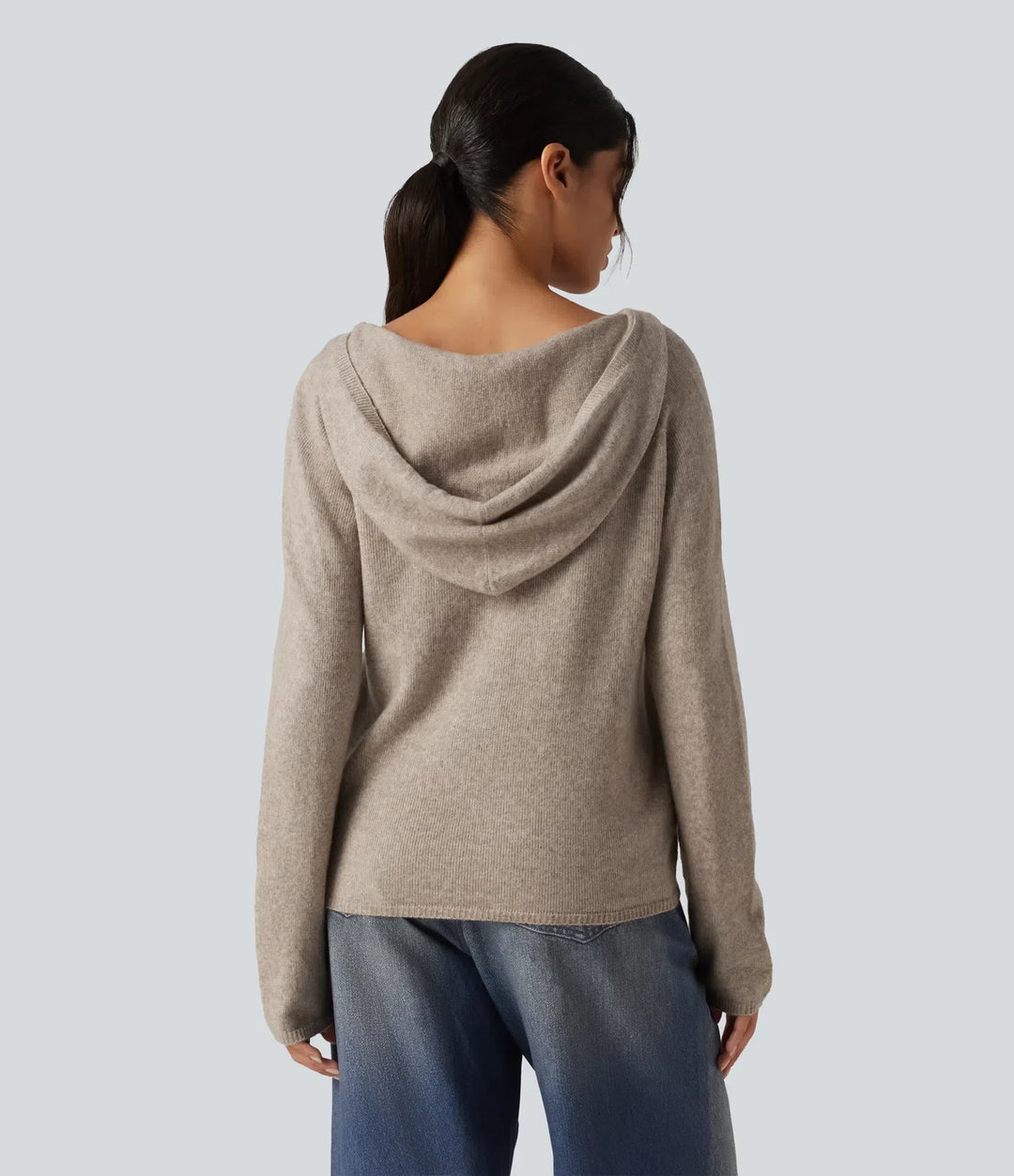 Hooded Long Sleeve Casual Jumper
