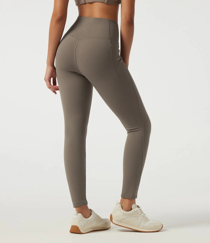 Halara UltraSculpt High Waisted Tummy Control Skinny Fleece Training Leggings with Pockets