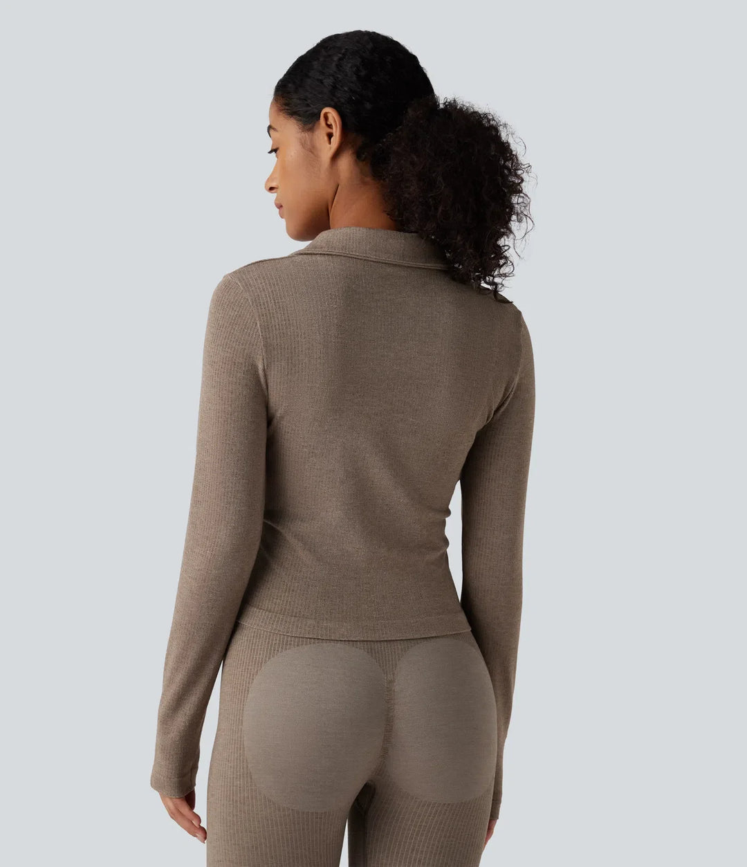 OneForm Seamless Flow Zipper Long Sleeve Yoga Warming Jacket