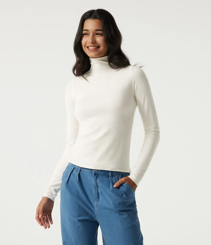High Neck Long Sleeve Work Jumper