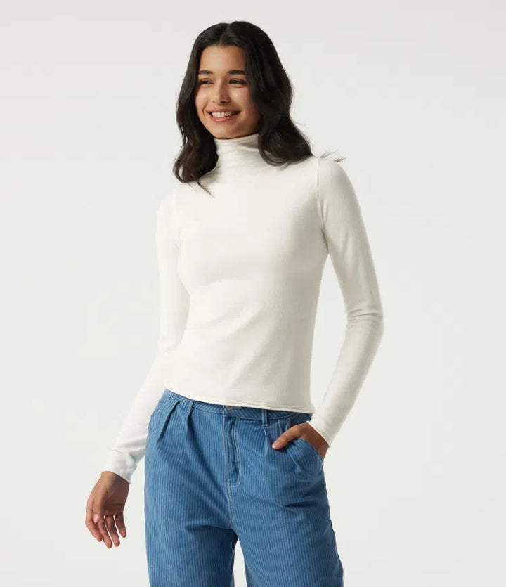 High Neck Long Sleeve Work Jumper