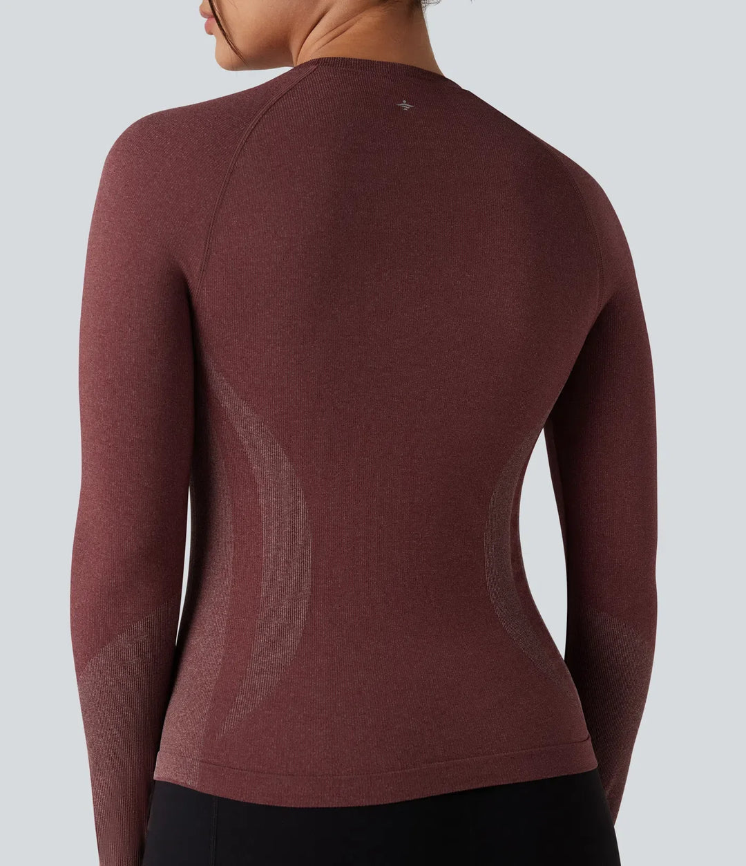 OneForm Seamless Flow Raglan Long Sleeve Thumb Holes Yoga Sports Top