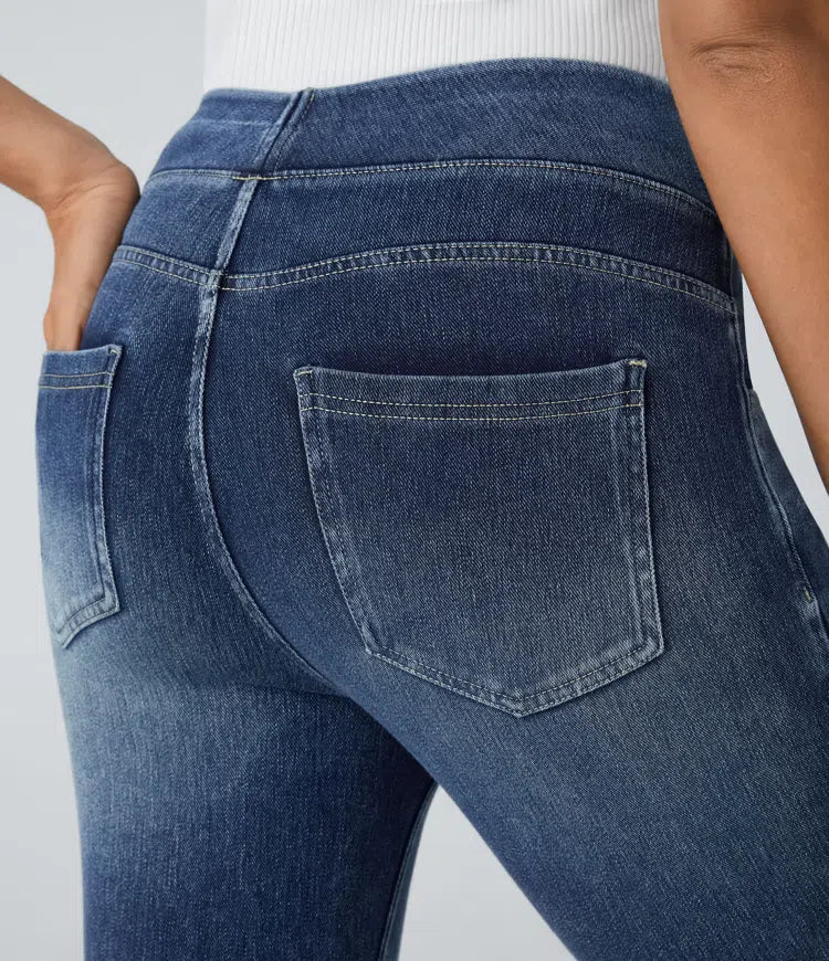 Halara Flex High Waisted Pockets Denim Casual Leggings