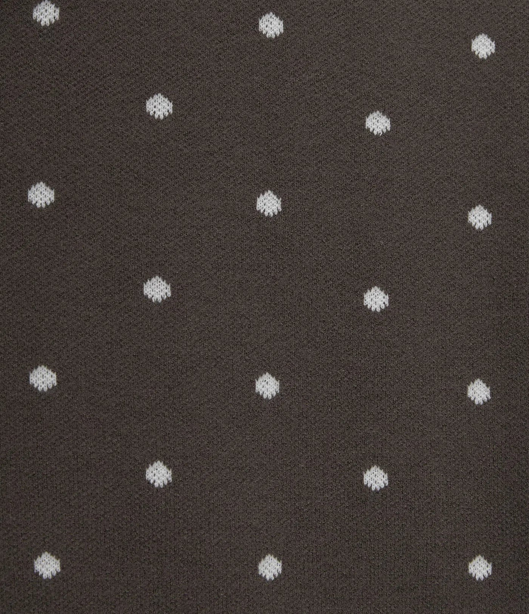 Round Neck Long Sleeve Polka Dot Casual Cardigan