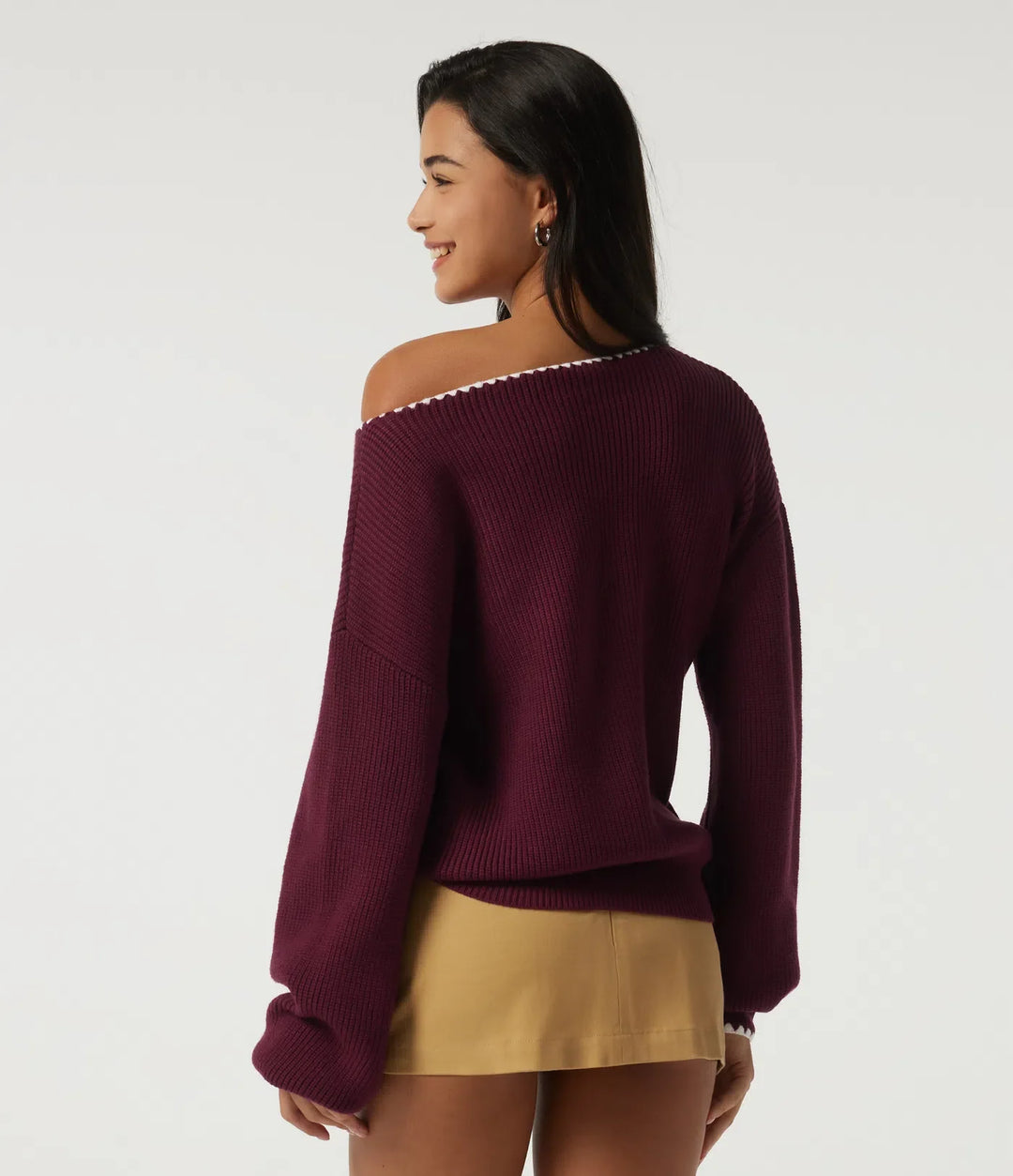 One Shoulder Long Sleeve Casual Jumper