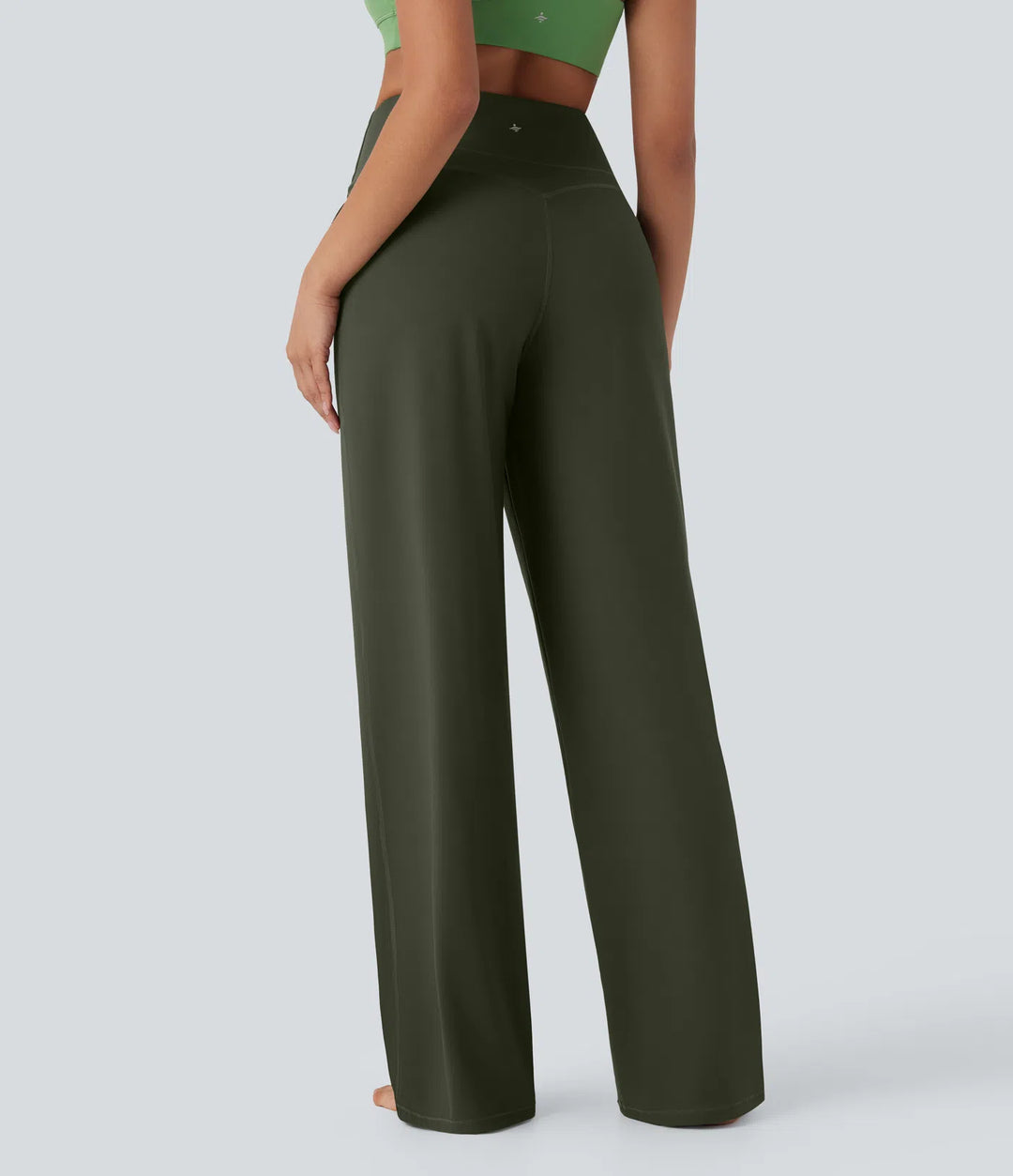 Halara UltraSculpt High Waisted Tummy Control Straight Leg Yoga Trousers with Pockets