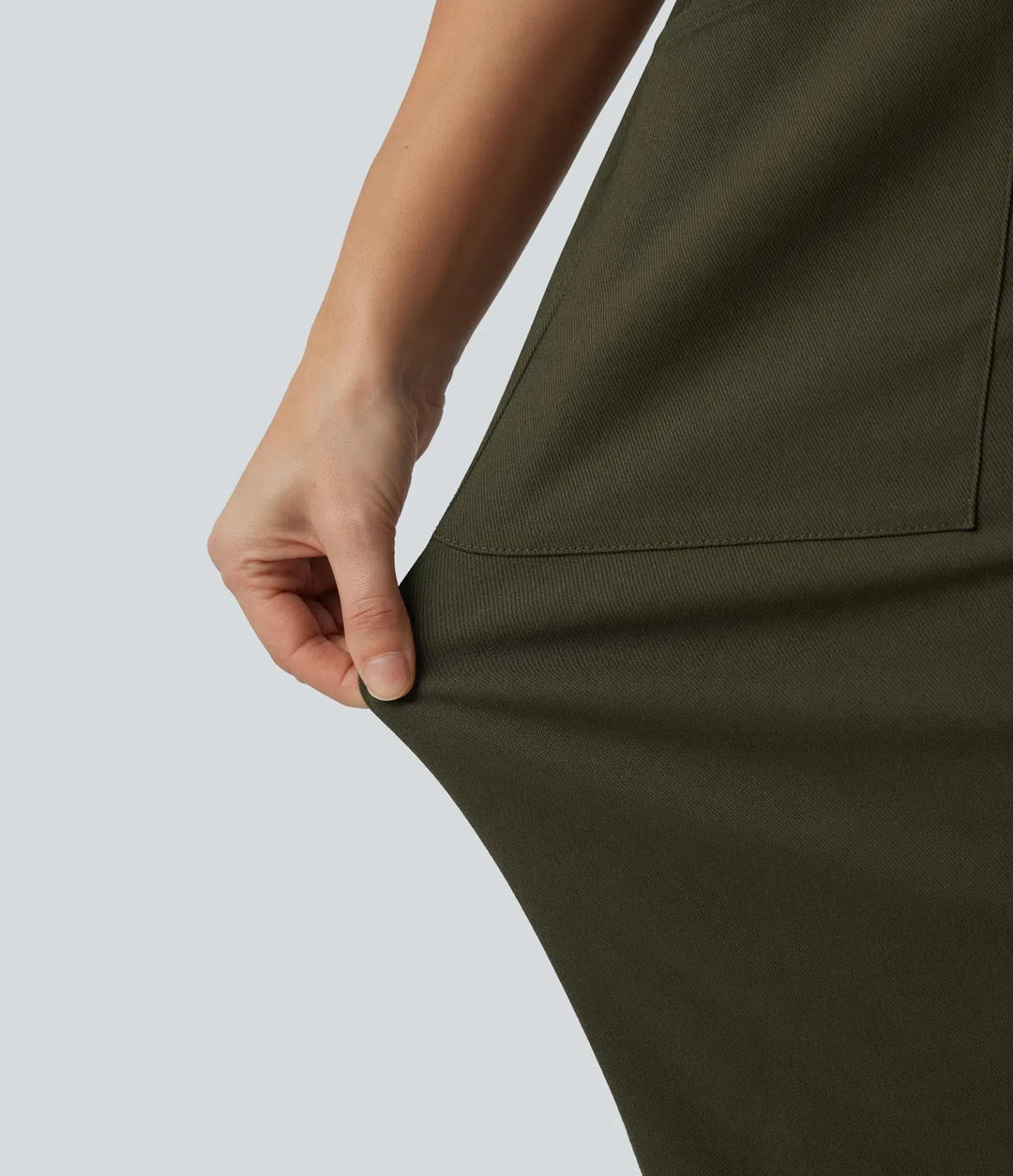 Short Sleeve Casual Jumpsuit with Pockets