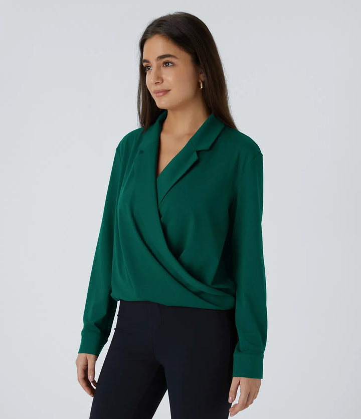 Crossover Long Sleeve Work Shirt