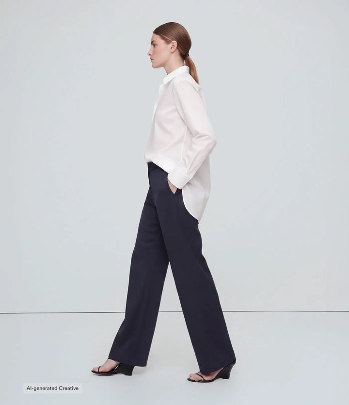 Halara Flex DayStretch Mid Rise Side Zipper Pocket Work Flare Trousers