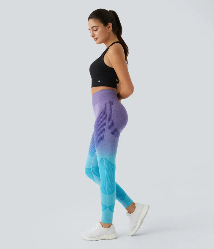 OneForm Seamless Flow High Waisted Gradient Running Leggings