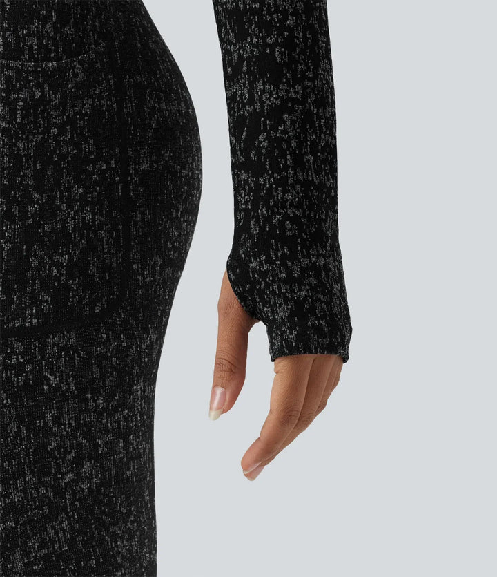 OneForm Seamless Flow Zipper Long Sleeve Thumb Hole Yoga Jacket