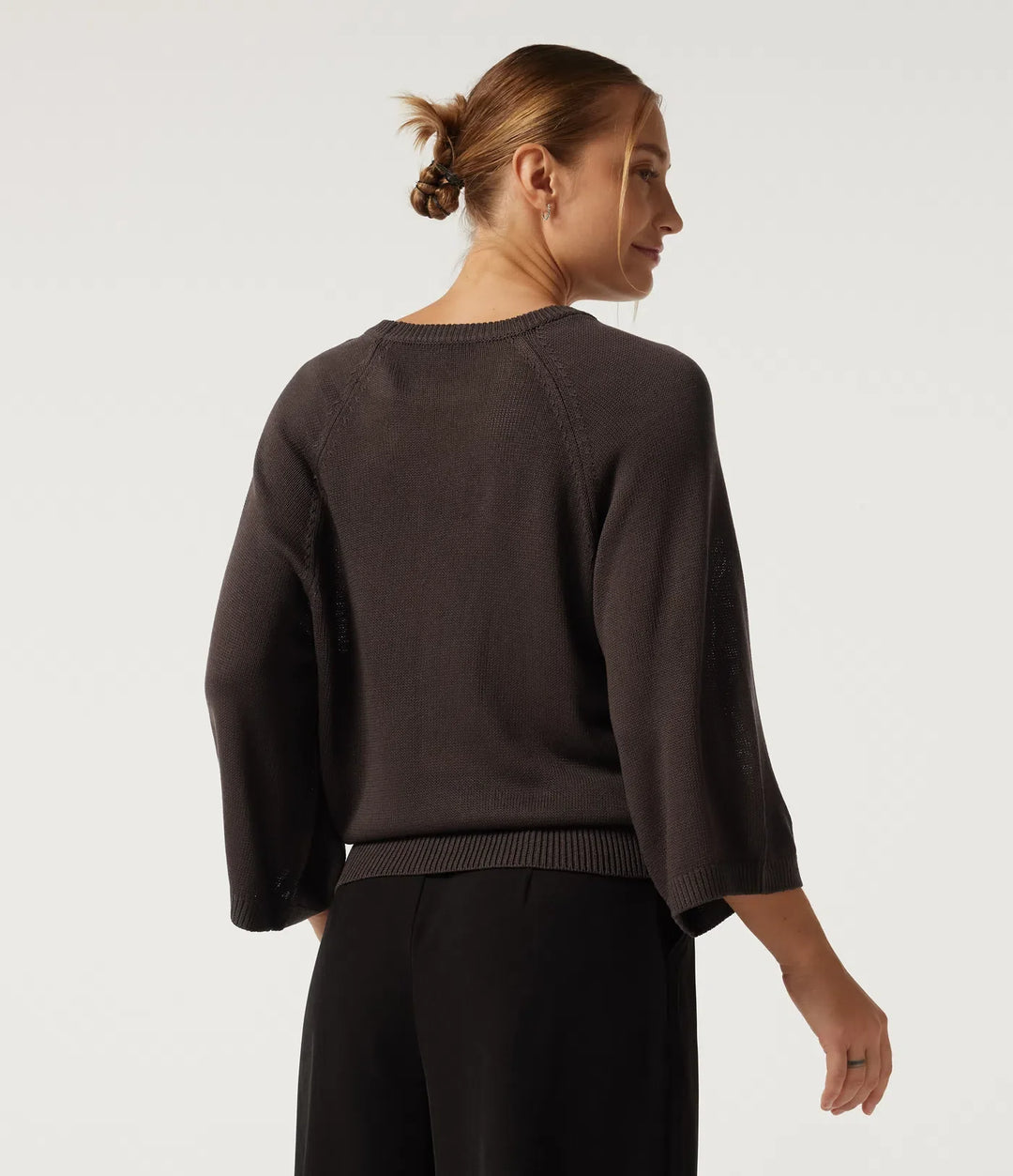Round Neck Long Sleeve Work Jumper