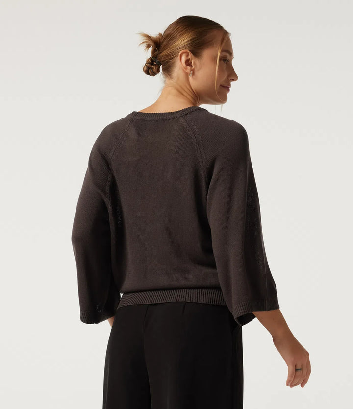 Round Neck Long Sleeve Work Jumper