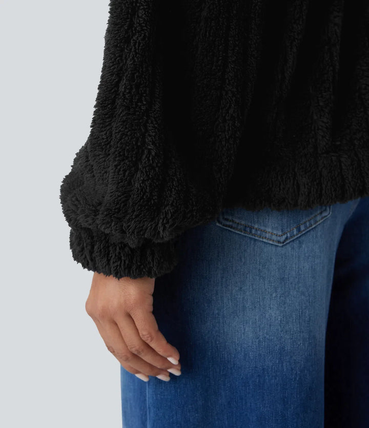 Long Sleeve Casual Sherpa Jacket