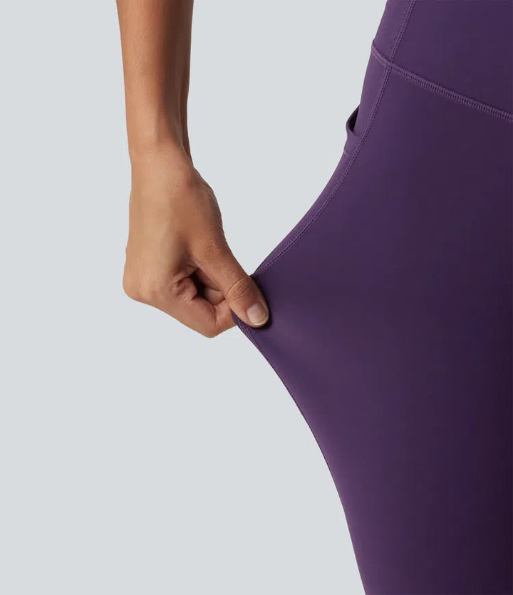 Halara UltraSculpt Built-in Bra Tummy Control Workout Jumpsuit with Pockets-Easy Peezy Edition