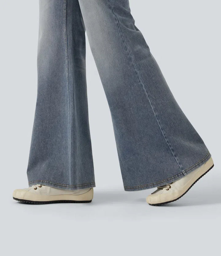 Halara Flex Low Rise Flare Casual Jeans with Pockets