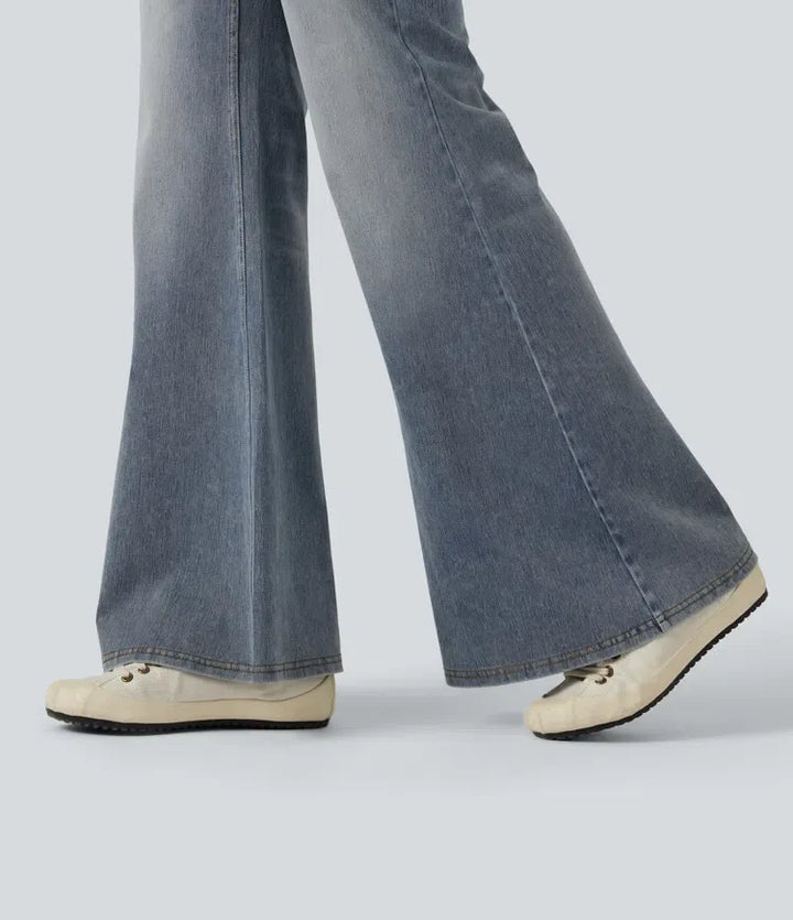 Halara Flex Low Rise Flare Casual Jeans with Pockets