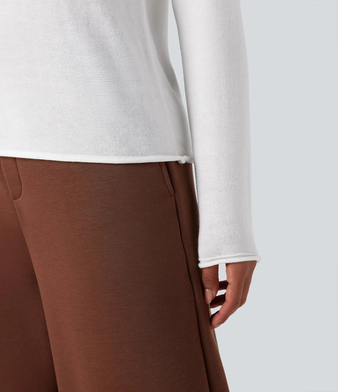 Henley Neck Long Sleeve Work Jumper