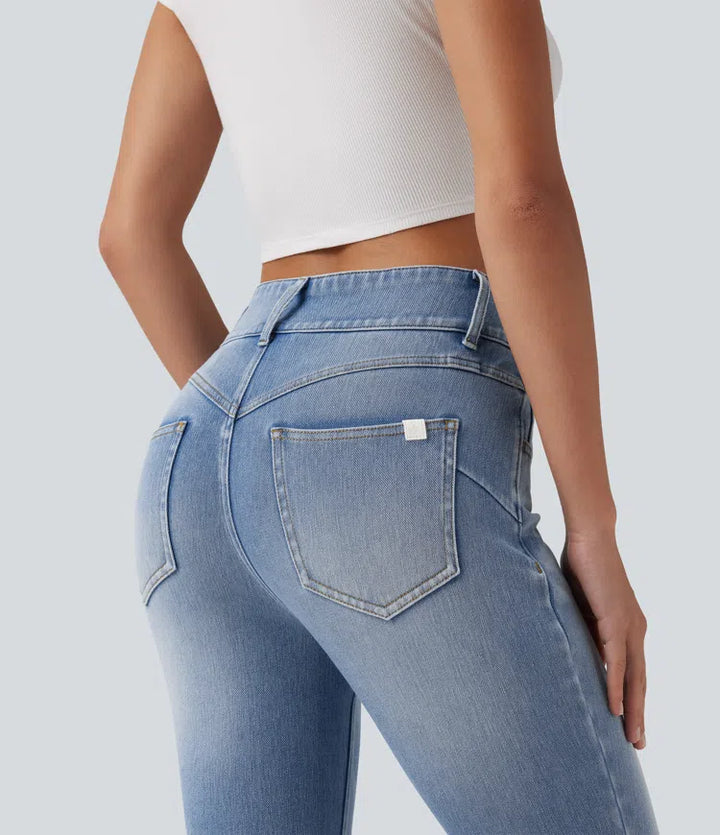 Halara Flex Mid Rise Skinny Casual Jeans with Pockets