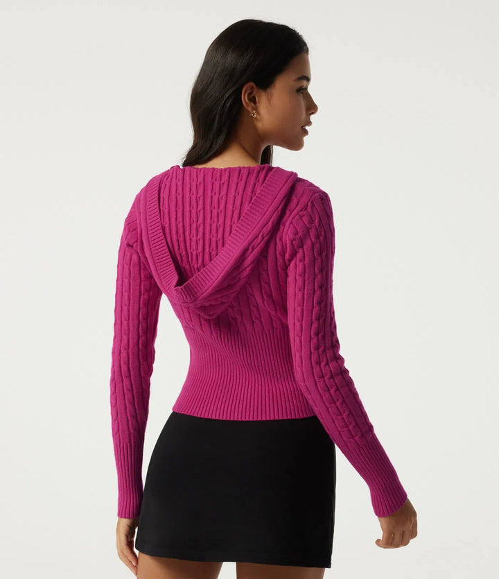 Hooded Slim Long Sleeve Casual Jumper