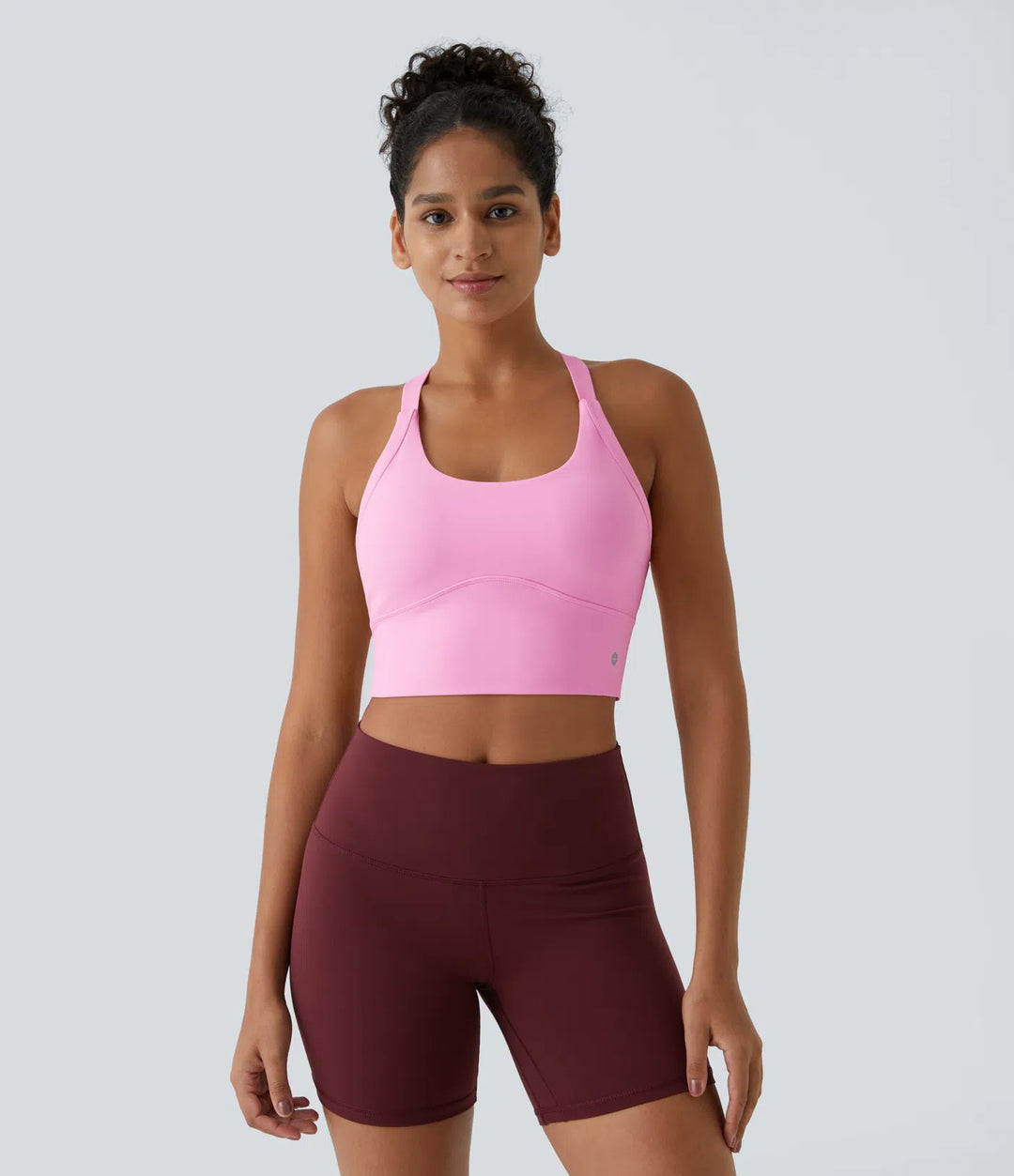 SoftlyZero Plush Cut Out Cropped Yoga Tank Vest Top