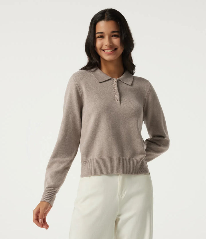 Polo Long Sleeve Work Jumper