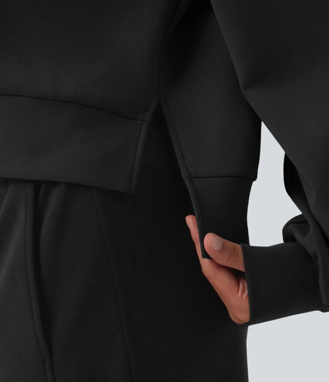 SpacerTek High Neck Long Sleeve Work Sweatshirt