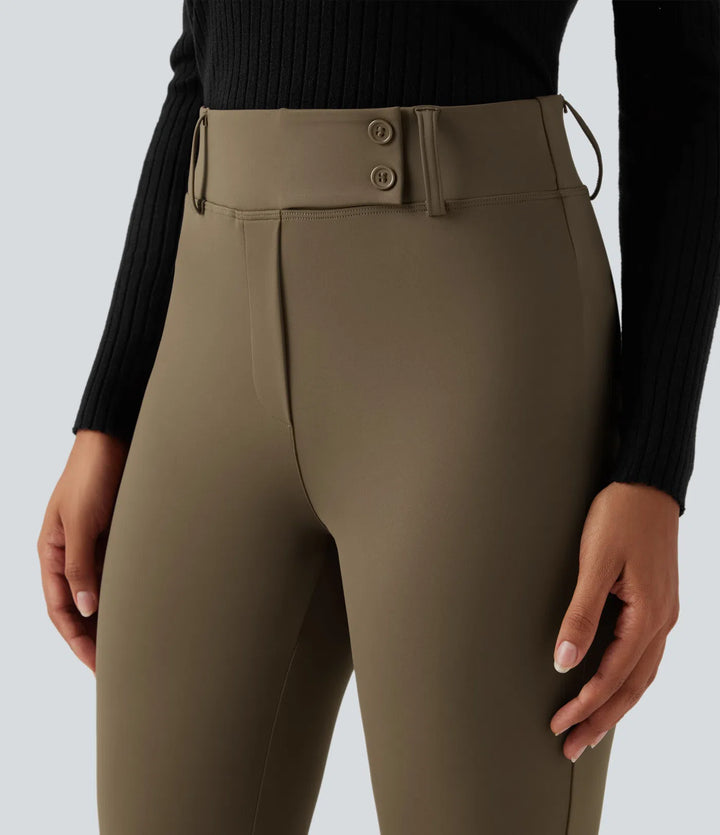 Halara Flex DayStretch High Waisted Flared Work Trousers with Pockets